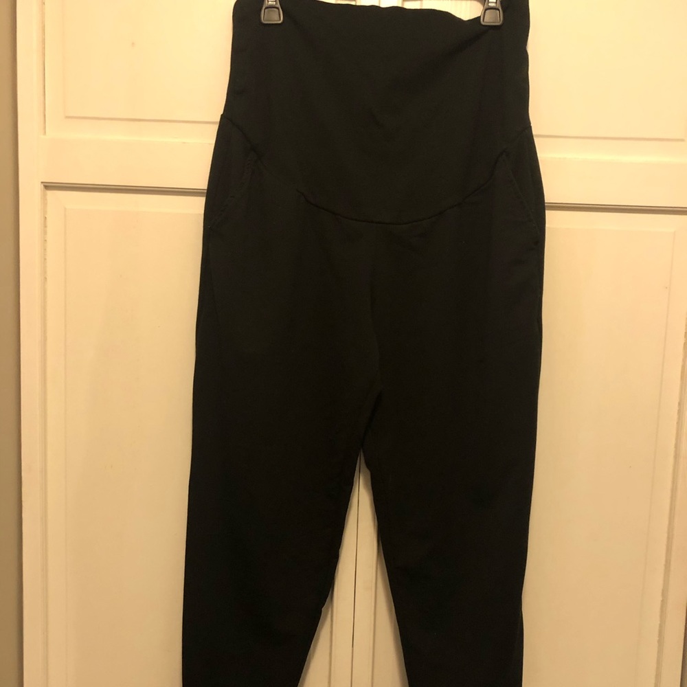 L mama maternity joggers